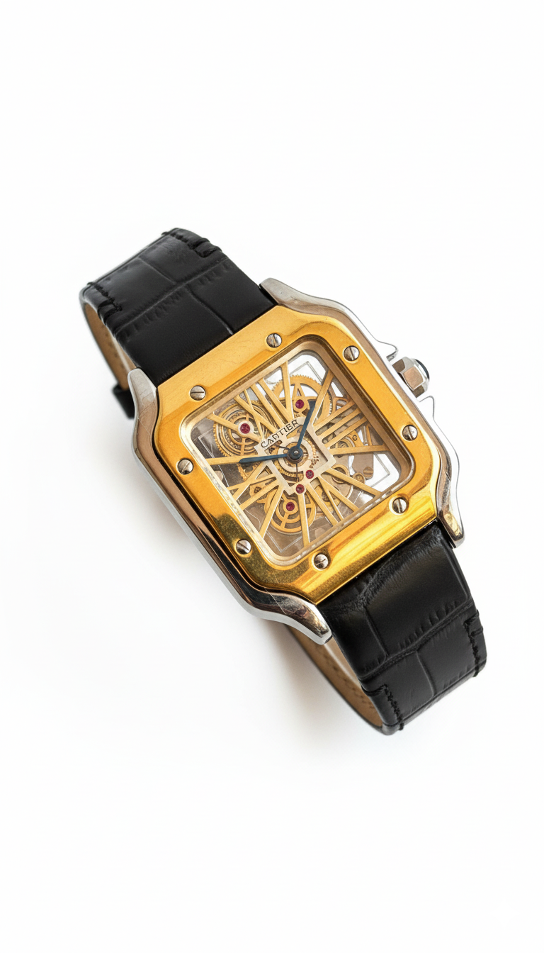 Catier skeleton watch