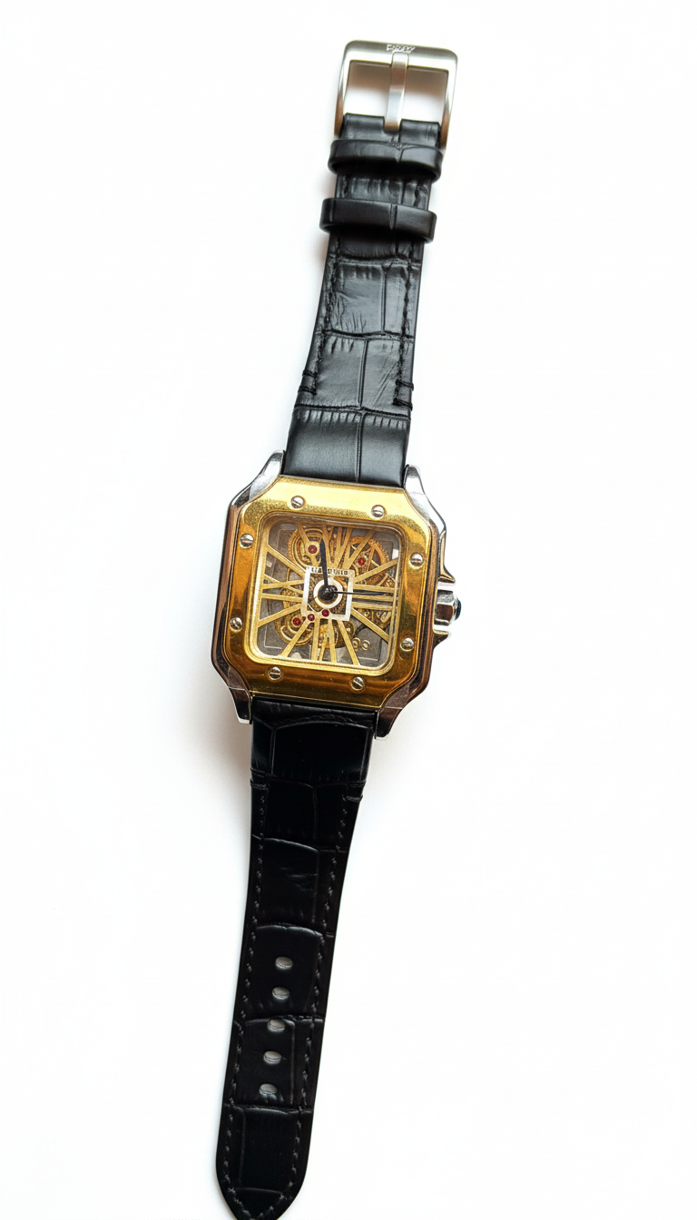 Catier skeleton watch